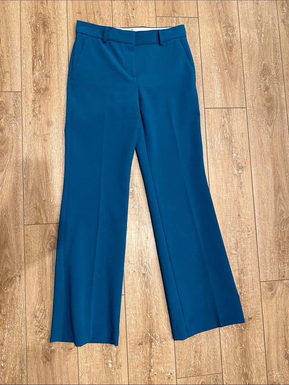 Ann Taylor Teal Jayne Pants Size 0